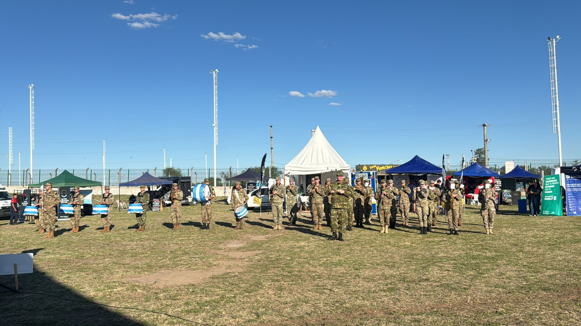 La V Brigada Aérea participó de la Expo Seguridad 2025 en Villa Mercedes